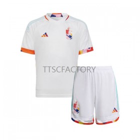 Belgia Barn Borte Fotballdrakt VM I Fotball 2022 Kortermet